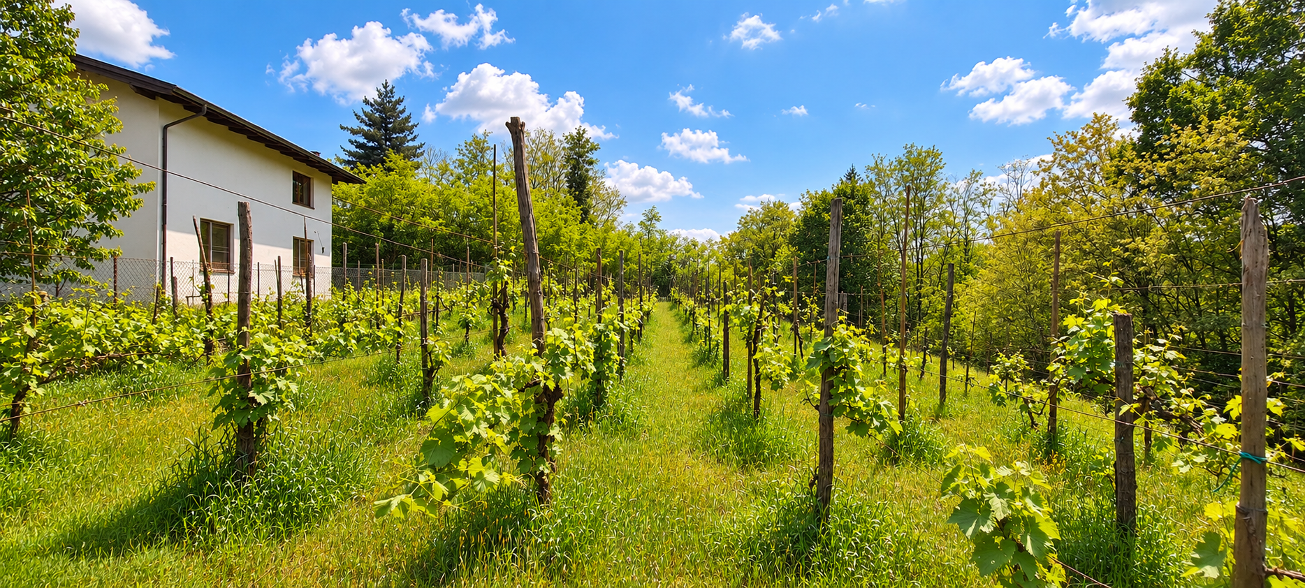 Il vigneto della cantina Ponzio a Curino